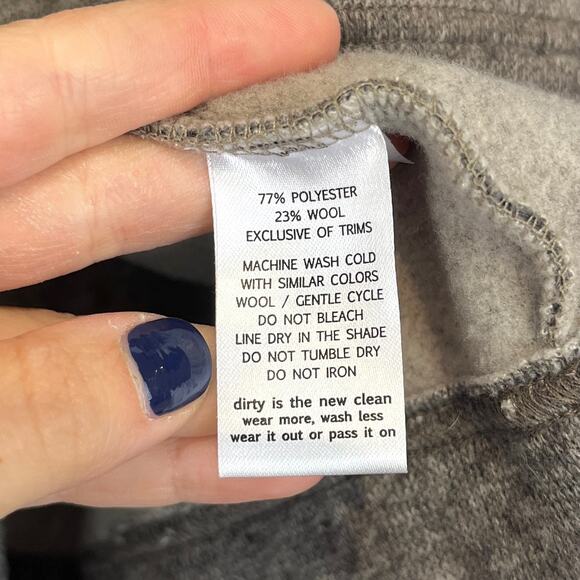 TOAD & CO Outbound 1/4 Zip Pullover Sweater Knit Top Brown Size L - Picture 8 of 10